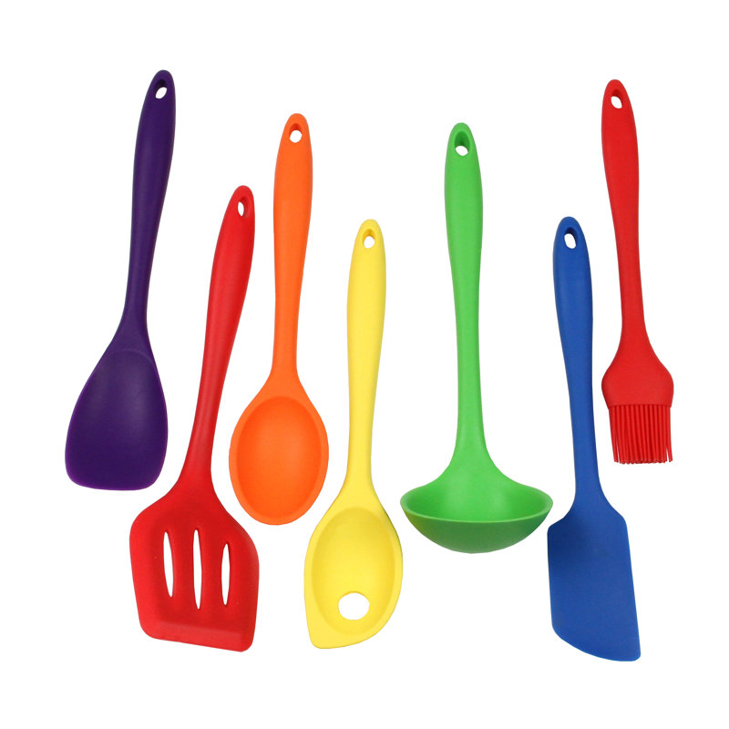 Chef Craft 7 Utensil Set, Rainbow