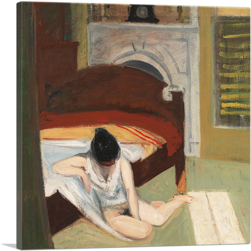 Été intérieur 1909 - impression, H 36 po x l 36 po x P 0,75 po