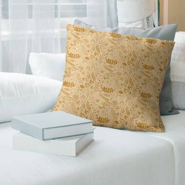 Orren Ellis Mornington Throw Pillow (Set of 2), Gold