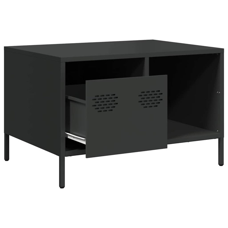 Withernsea Coffee Table with Storage, Black