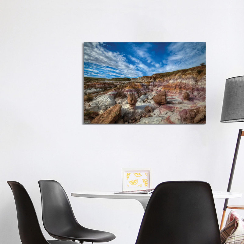 The Calhan Paint Mines by Bill Sherrell - Wrapped Canvas Painting, 66.04cm H x 101.6cm W x 1.905cm D