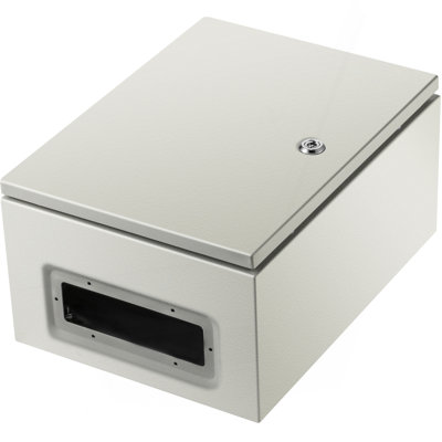 Boîtier en acier NEMA, boîte électrique en acier 16 x 12 x 8 po NEMA 4X, IP66 étanche et anti-poussière, boîte de jonction électrique extérieure / intérieure, avec plaque de montage