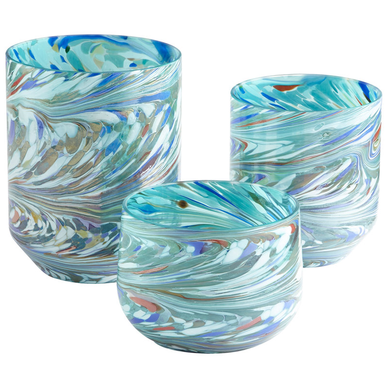 Vase de table Wanaka, H 9,25 po x l 7 po x P 7 po