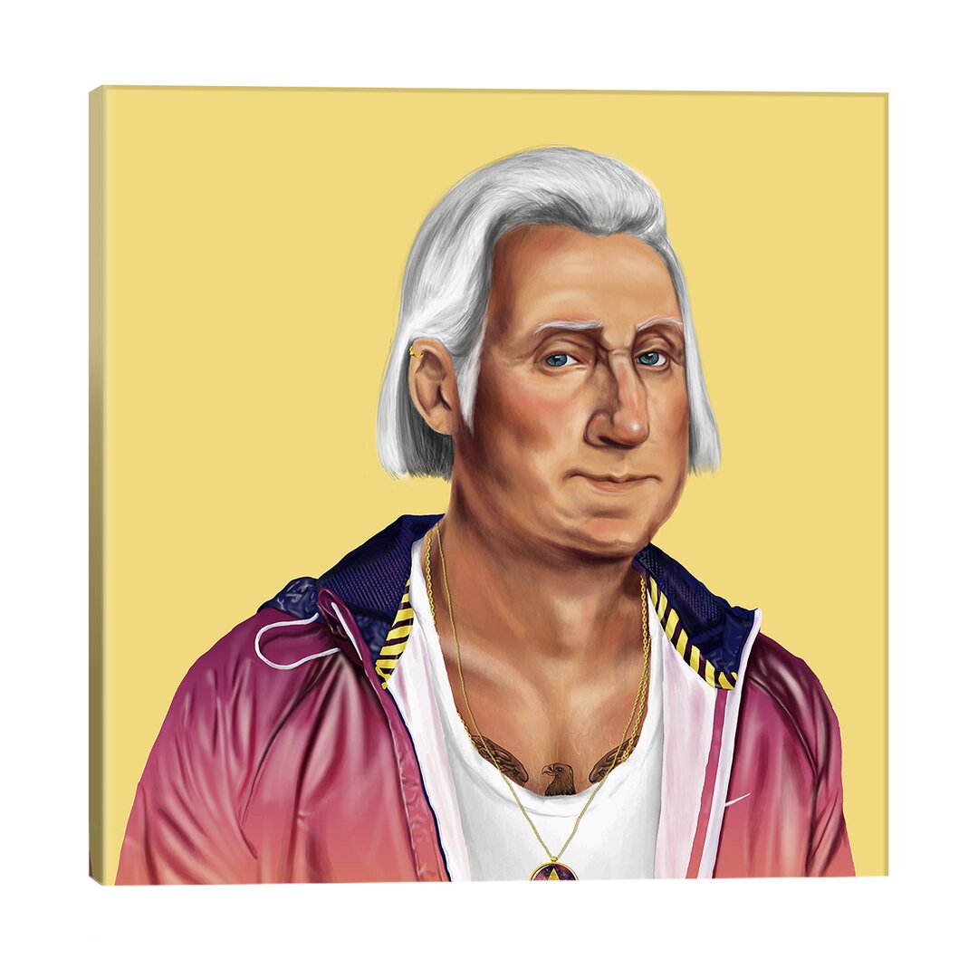 Leinwandbild George Washington von Andreas Wonisch