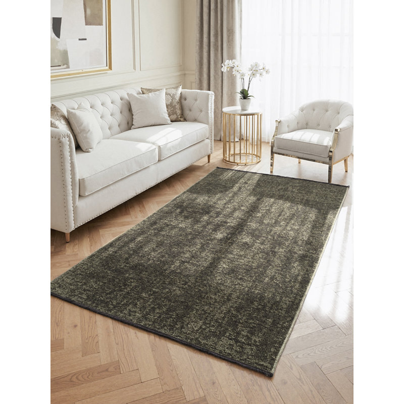 Geometric Cotton Area Rug, Rectangle 120 x 170 cm