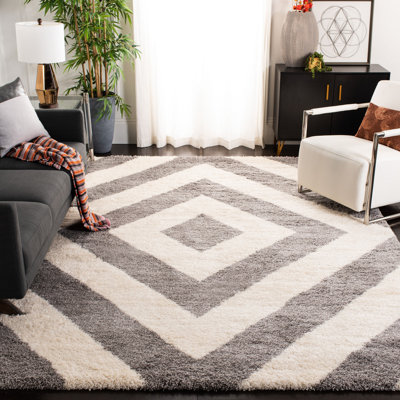 Furlow Shag Performance Geometric Rug