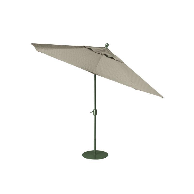 Parasol de marché 8' Portofino, Eau gazeuse, Graphite