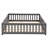 Solid Wood Platform Bed Frame with Fence-1003639481-1003639463