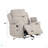Galya Light Gray Chenille Motion Glider Recliner