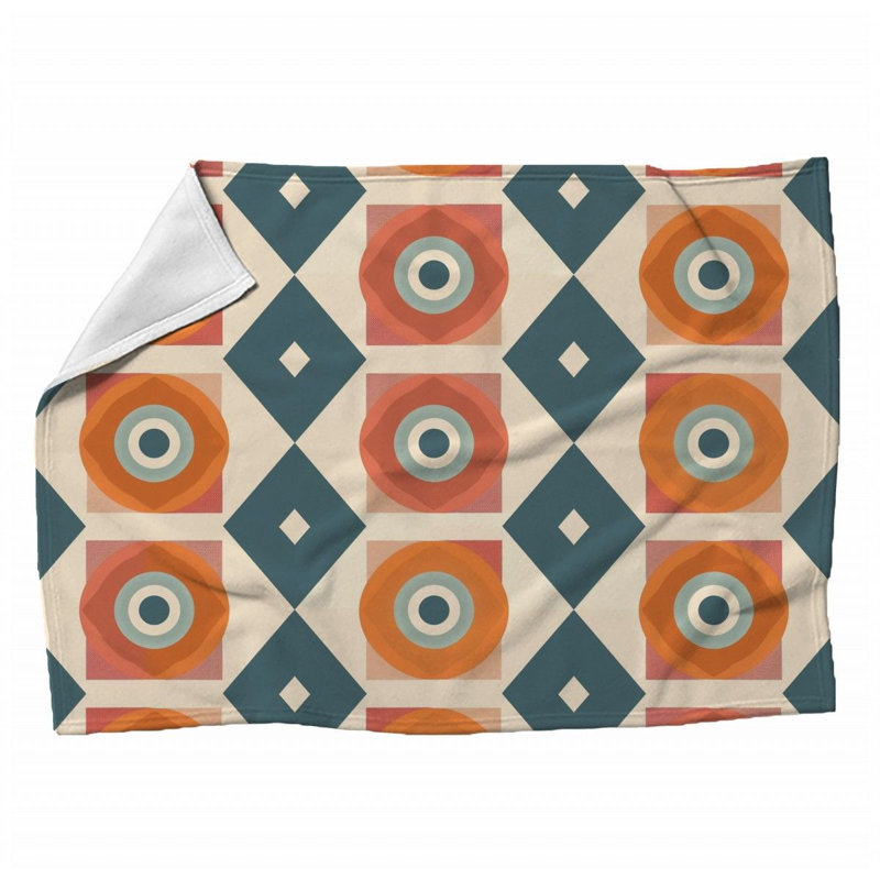 Machine Printed Throw Blanket, Throw