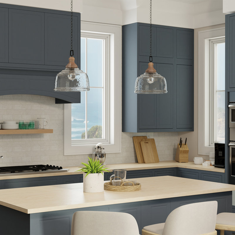 Ahlam 1 - Light Gray Wash/Iron Silk Single Pendant