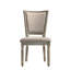 Chaise d'appoint en bois (ensemble de 2)