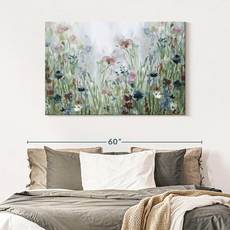 Wildflower Fields Canvas Print, 32" H x 48" W x 1.25" D