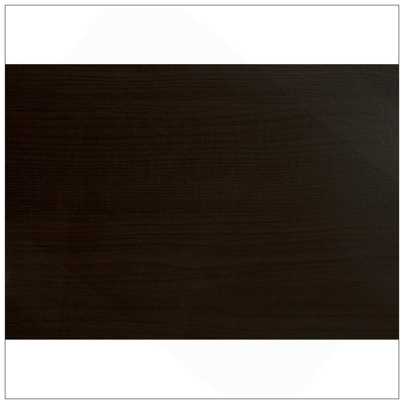 Table d'appoint, console, vestibule, étroit, canapé, salon, chambre à coucher, stratifié brun, métal noir, contemporain, moderne