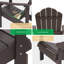 Chaise Adirondack Ionie Hips résistante aux intempéries-1809952417