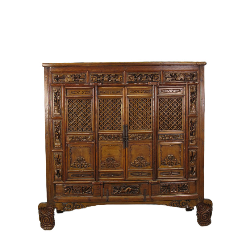 2 - Door Solid Wood Armoire