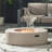 32" Patio 40,000 BTU Round Iron Propane Fire Pit,-1011060767