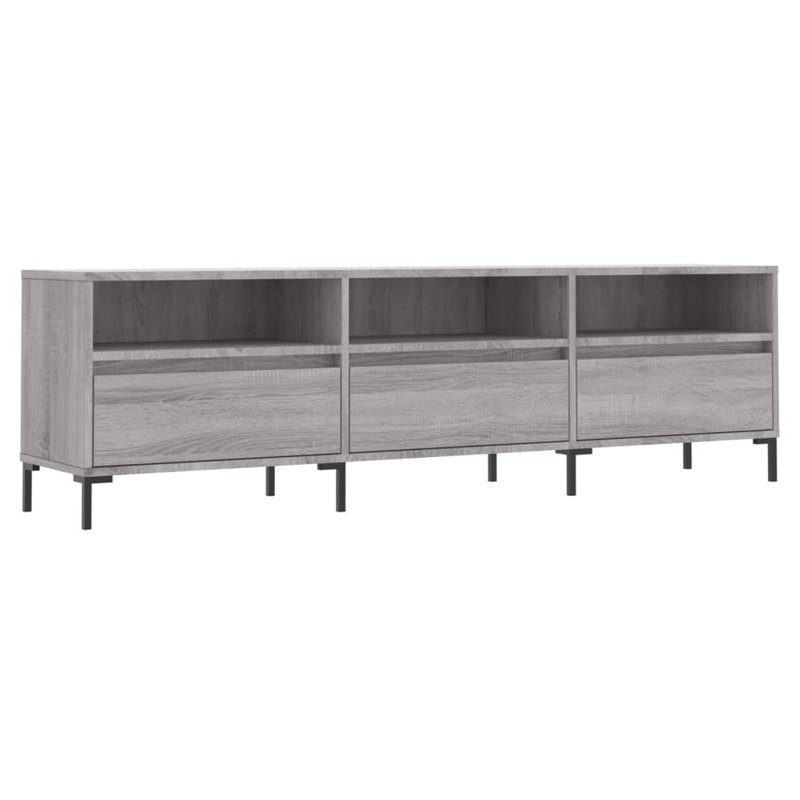 Meagyn TV Cabinet 150x30x44,5 cm Engineered Wood, Grey Sonoma