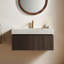 Meuble-lavabo mural 36 po avec comptoir en pierre frittée et lavabo encastré en céramique Muri-128868424-128868428-128970742