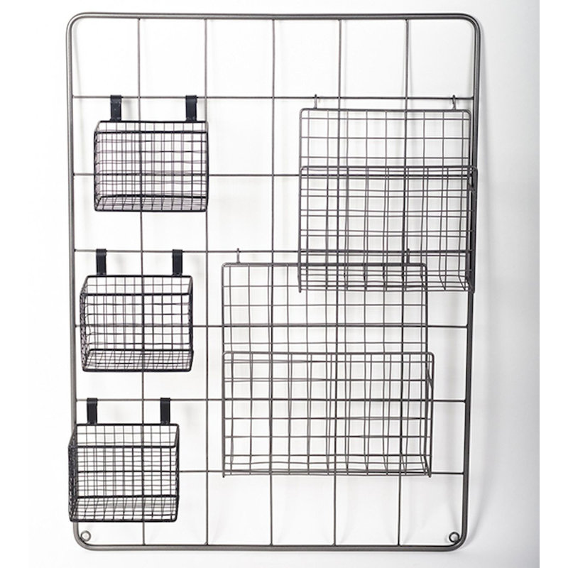 Wall Organizer with Wall Baskets