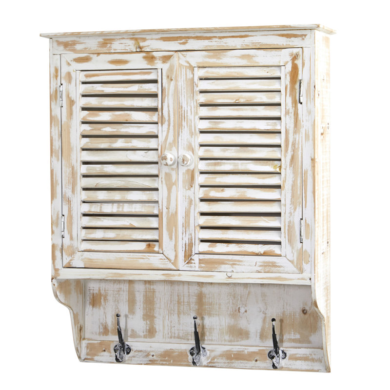 Asher Solid Wood Wall Cabinet
