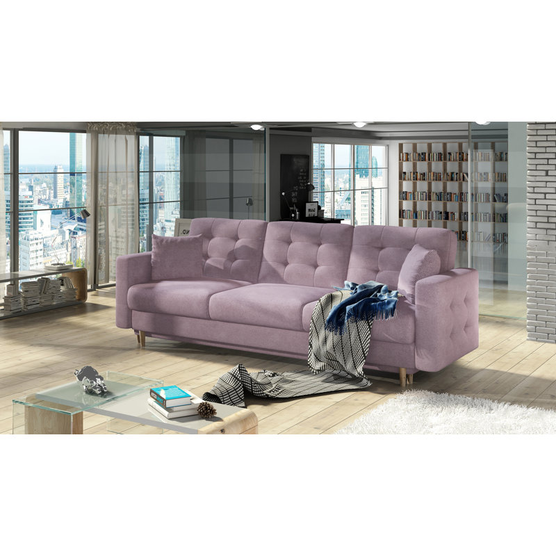 Valentin Sofa Bed, Pink