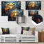 Art mural décoratif, décoration murale moderne minimaliste - composition abstraite moderne-87836322