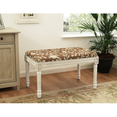 Banc en bois Birds and Vines