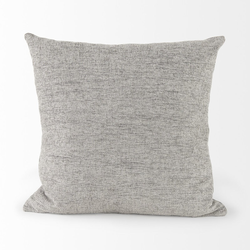 Housse de coussin en lin neutre, 18 po x 18 po, Beige, Carrée