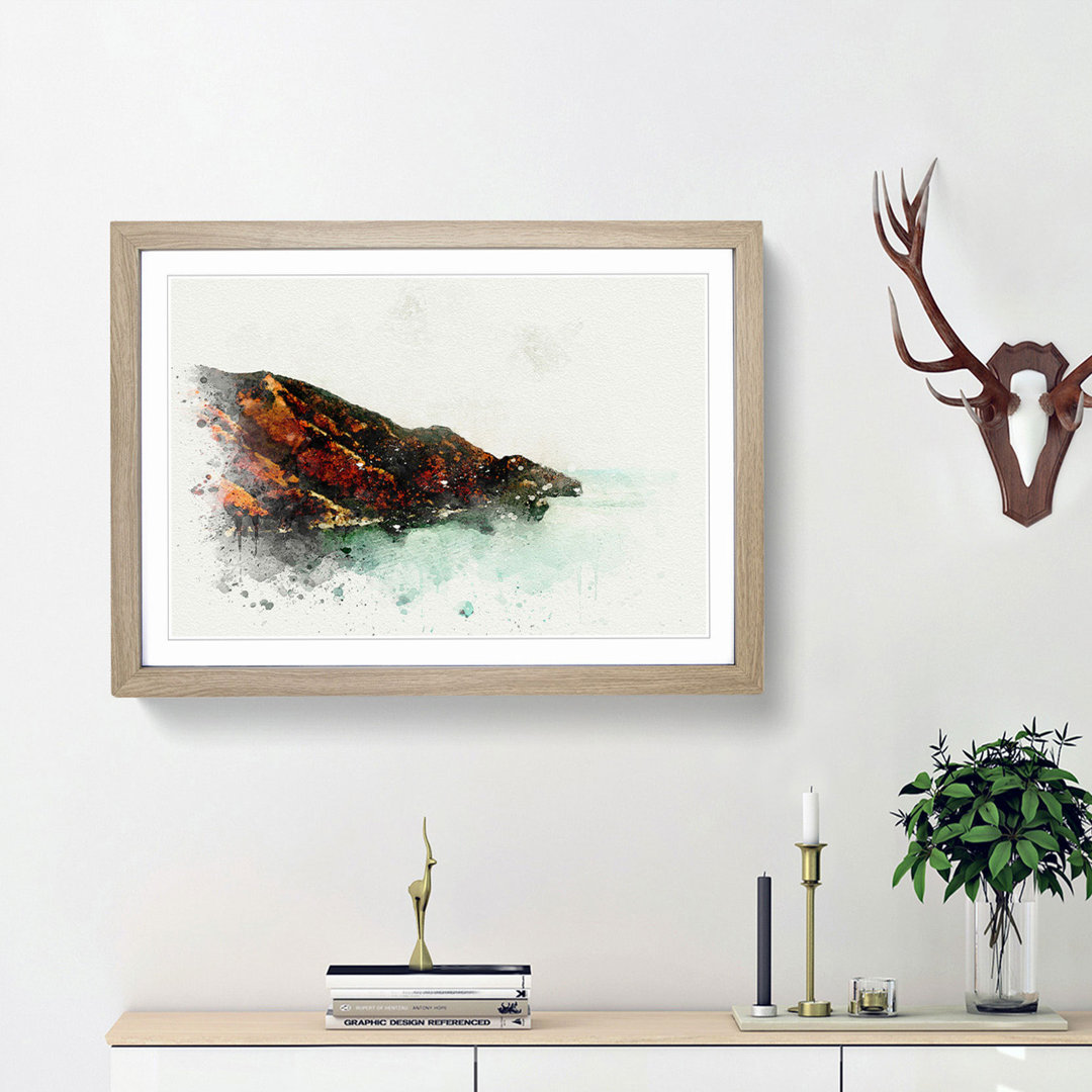 Taganga Santa Marta in Colombia in Abstract - Framed Print