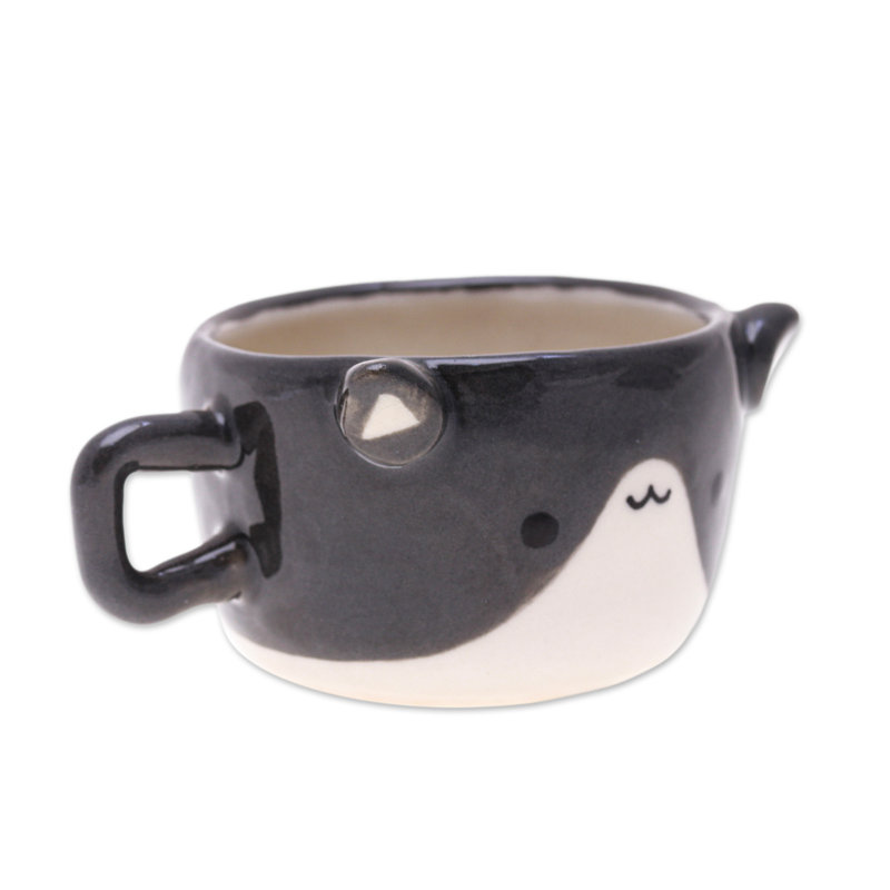 Trinx Handmade Feline Demitasse Ceramic Espresso Cup