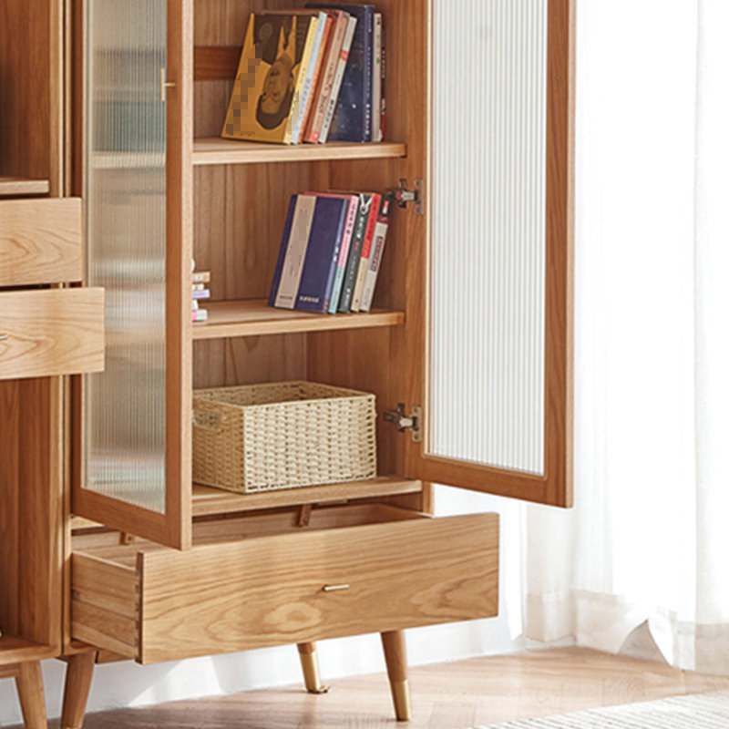 Modern simple log bookcase