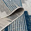 Veroniza Blue Grey Aztec Power Loom Rug-65546422