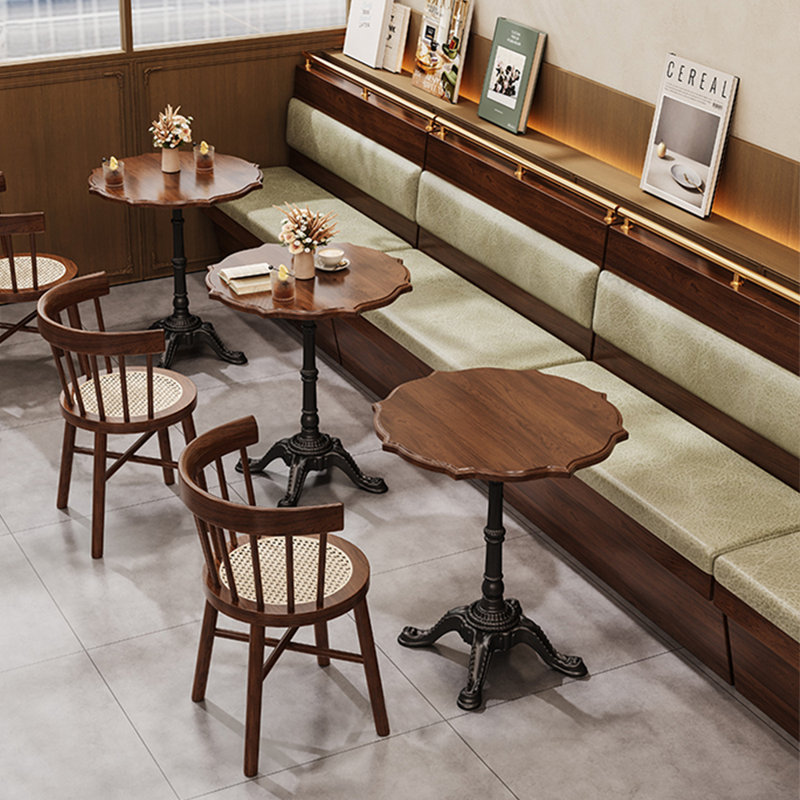 Banc rembourré en similicuir Retro Casual