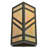 Santa Fe Bronze Flush Mounted Sconce