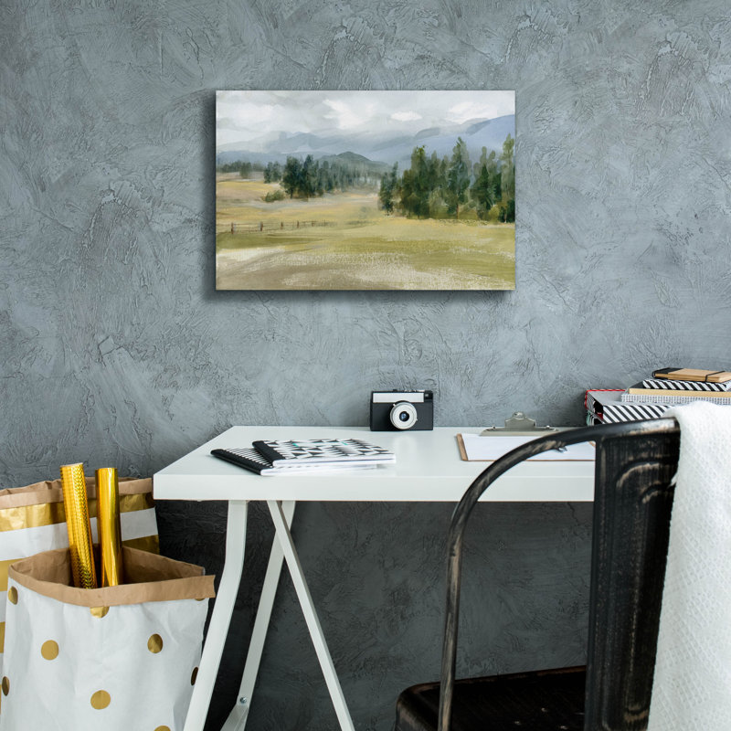 «Valley Retreat» par Danhui Nai, art mural sur toile, H 12 po x l 18 po