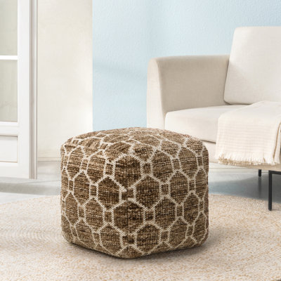 Marta Upholstered Pouf Ottoman by Hokku Designs