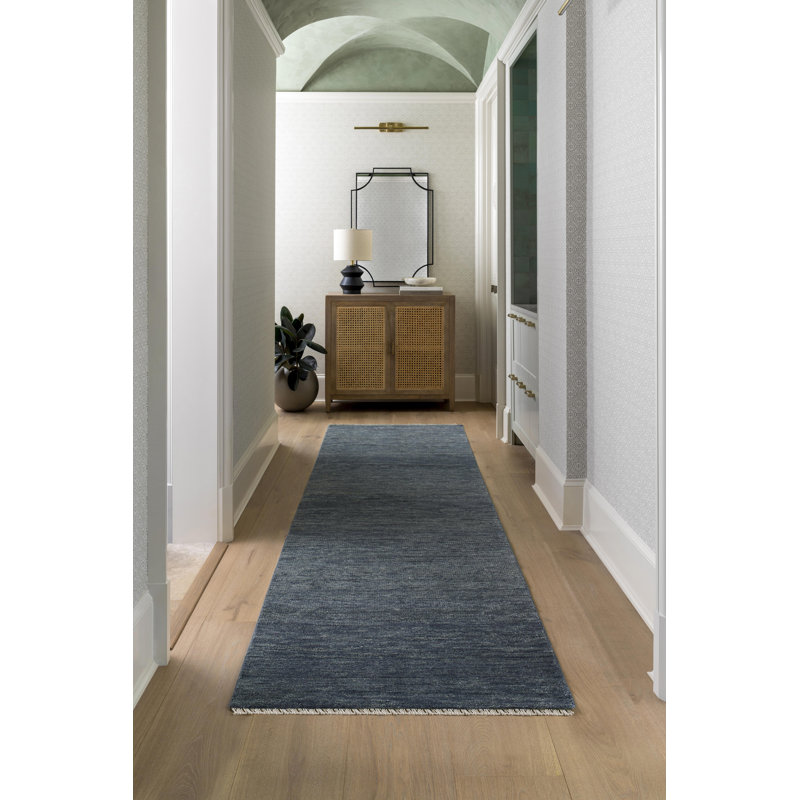 Epic Area Rug in Slate Blue, Runner 3' x 12'