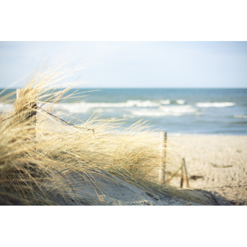 Access To Quiet Beach - No Frame Print on Canvas, 20cm H x 30cm W