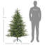 HOMCOM 5 Foot Artificial Christmas Tree with Realistic Hinged Branches, Green