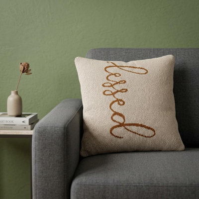 Coussin décoratif Blessed