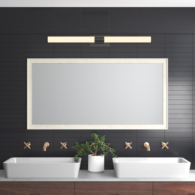 Milliner Solid Wood Flat Wall Mirror