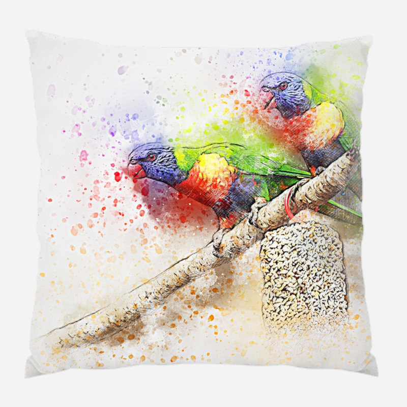 Housse et insert de coussin extérieur Woodford Bird, Microsuède, Intérieur