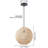1-Light Pendant Lights Rattan Basket Globe-1350623536