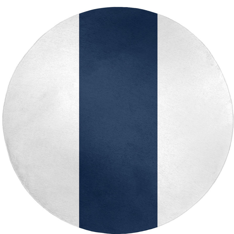Chenille Indoor Rug, Round 5'