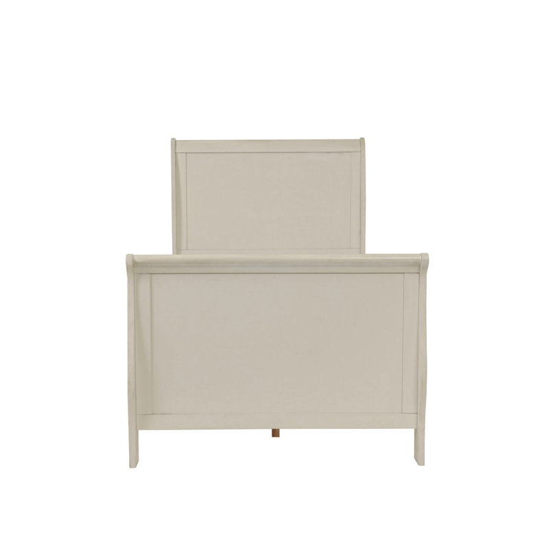Moderne 1Pc lit chambre à coucher lit-bateau tête de lit design contreplaqué 1pc (lit), Grand lit, Blanc