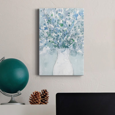 " Powder Blue Arrangement In Vase II "