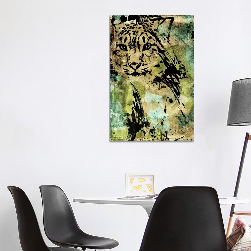 Leopard Ink by Color Bakery - Wrapped Canvas Print