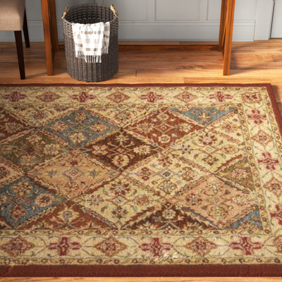 Hebron Wool Beige Area Rug