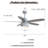 52" Industrial Style Ceiling Fan With Light And 5-Plywood Blades, Support Remote Control/Reversible/Dimmable